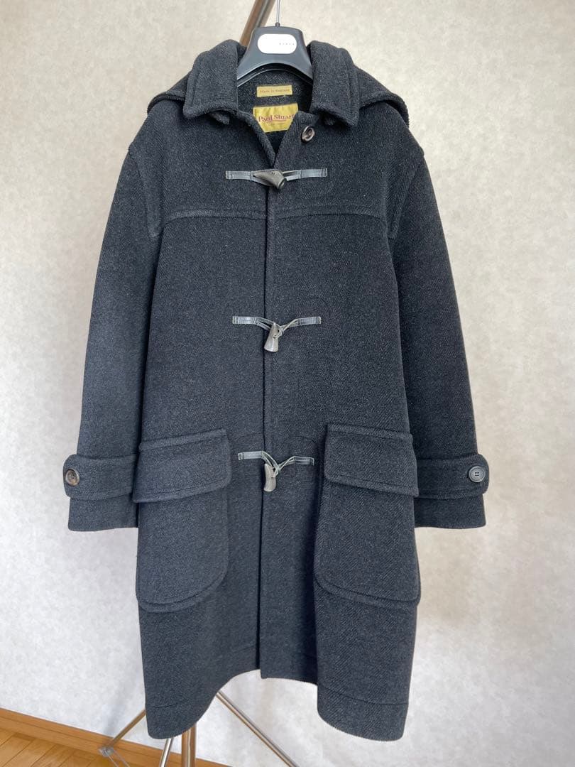 ポールスチュアート インバーティア ダッフルコート ヘリンボーン ムーアブルック