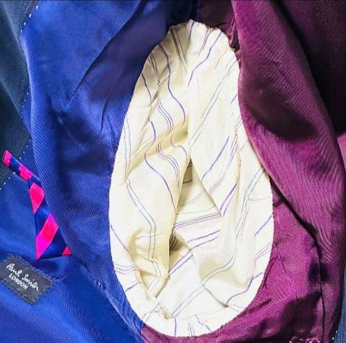 PaulSmith LoroPiana ストライプ SUPER 130'S M