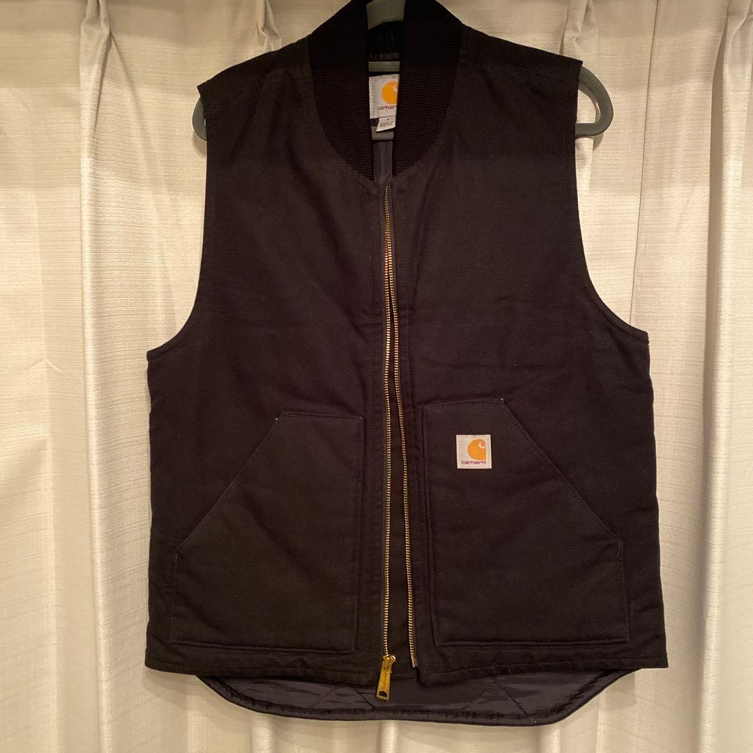 【メキシコ製】carhartt / カーハート ダック ベスト BK S