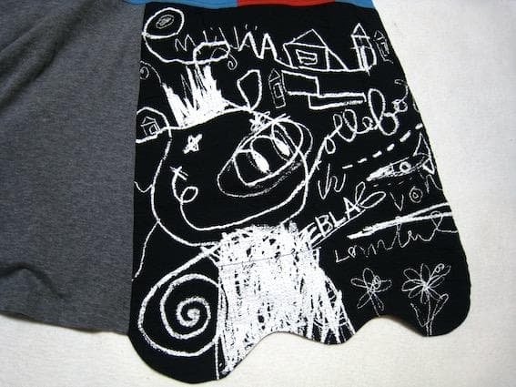 アルベロベロ☆未使用！ブタさん刺繍 切り替えデザイン チュニック☆