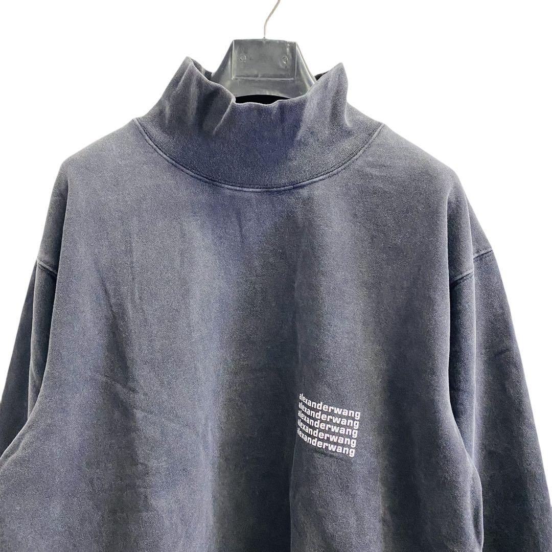 Alexander Wang ダークグレー M ハイネック スウェット