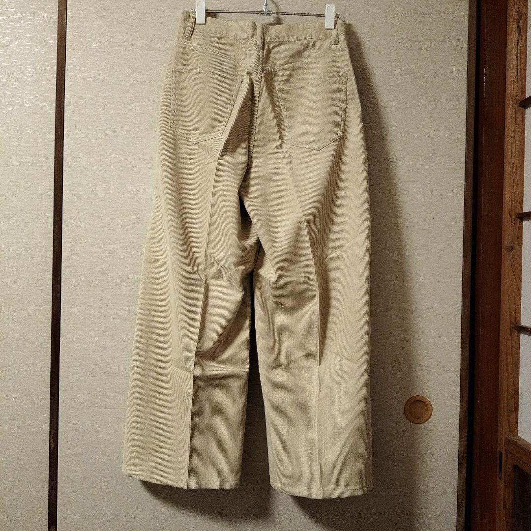 新品【YENN】 コーデュロイパンツ　エクリュ　サイズ38