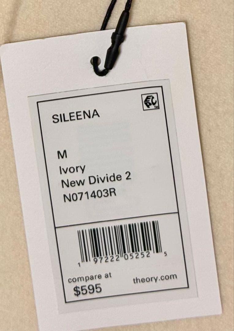 【新品タグ付】セオリーNEW DIVIDE CLAIRENEダブルフェイスコート