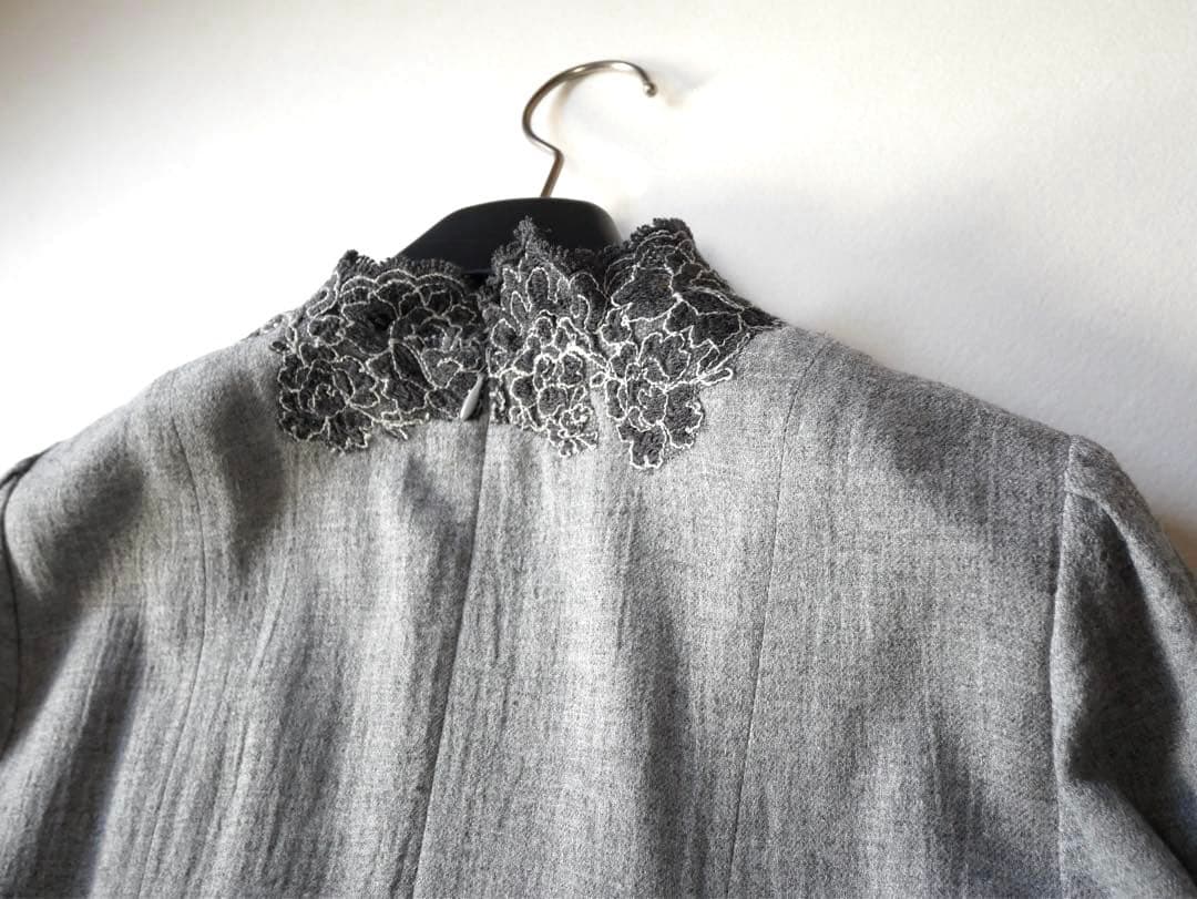 Rossa インポートロッサ 豪華レース ロングワンピース 42 日本製