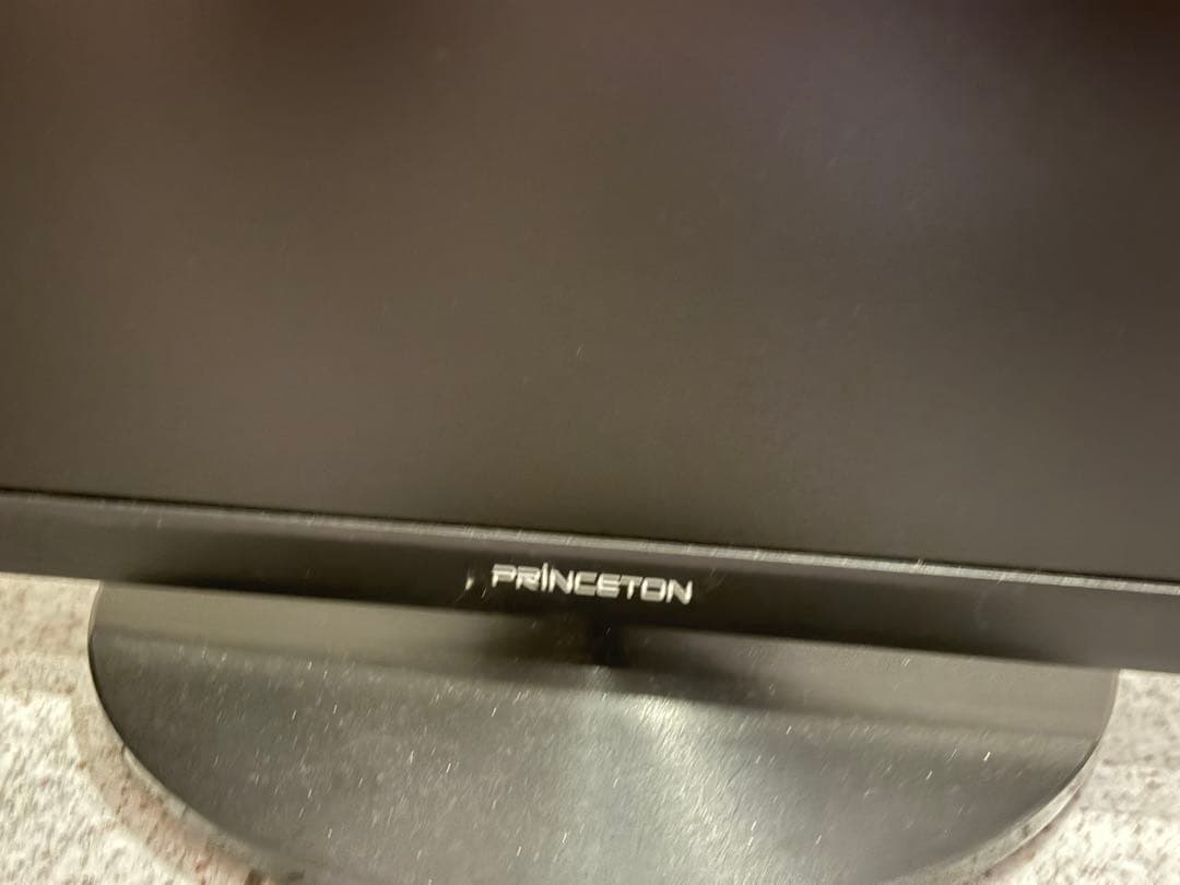 プリンストン 広視野角パネルマルチアングル対応27型ワイド液晶ディスプレイ ブラ