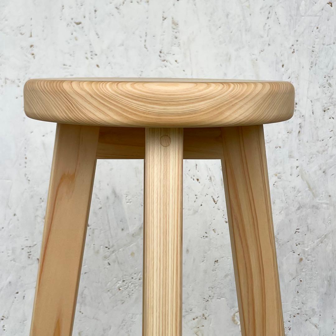 meme　国産ひのき　カウンターチェアー　ペット用食器台　セット