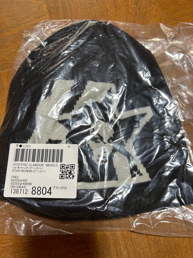 hysteric glamor STAR womanビーニー　帽子ブラック新品