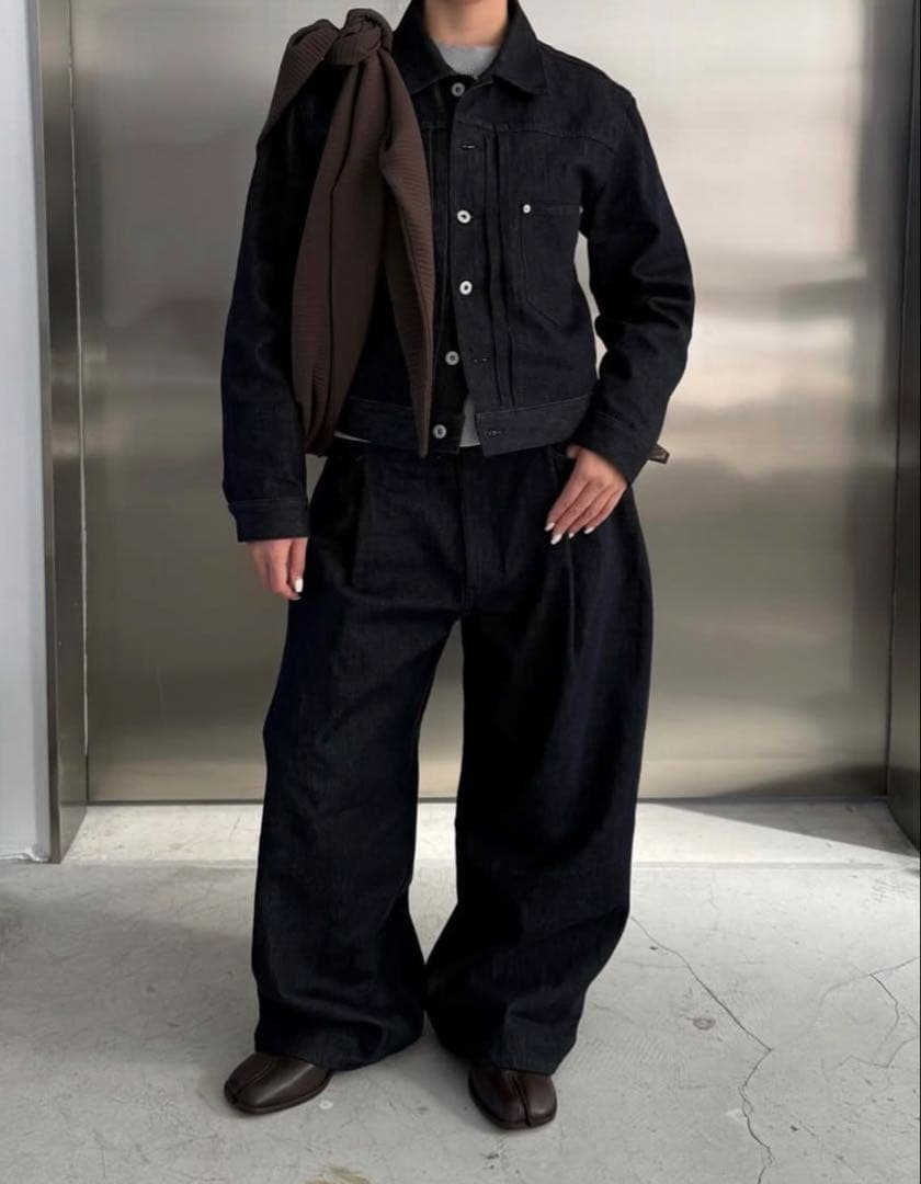 萊紀 6crayon indigo denimセットアップ