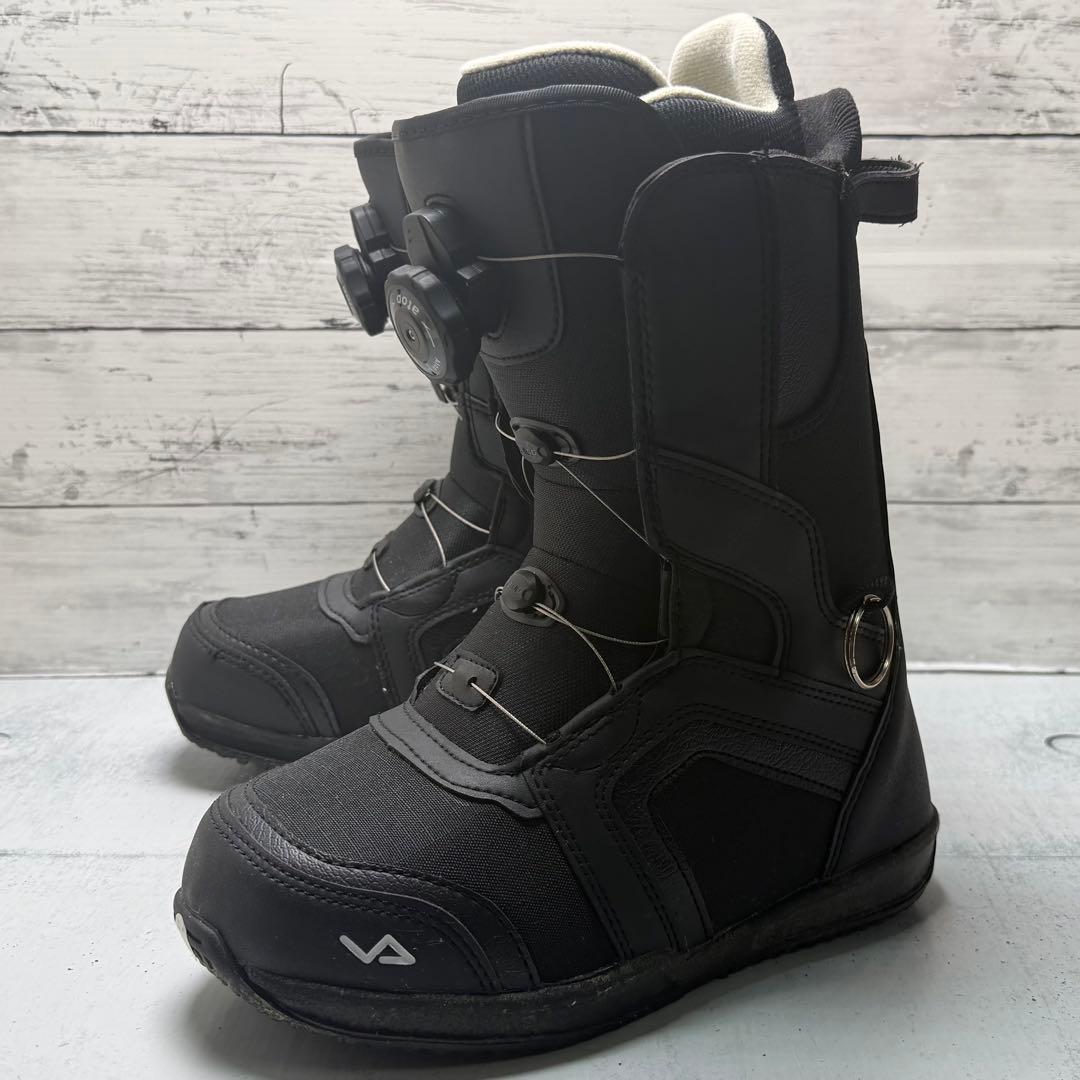 美品　VISIONPEAKS スノボブーツ 22.5 Atop黒 [E-80]