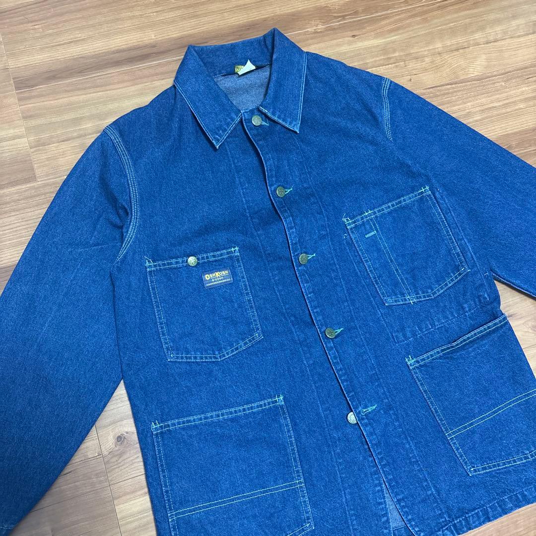 【美品 濃紺 70's USA made Oshkosh カバーオール】