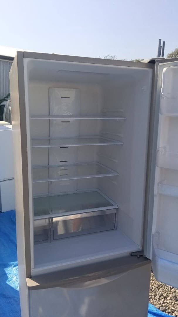 日立 3ドア 冷蔵庫 R-K38JV(T) 375L ライトブラウン