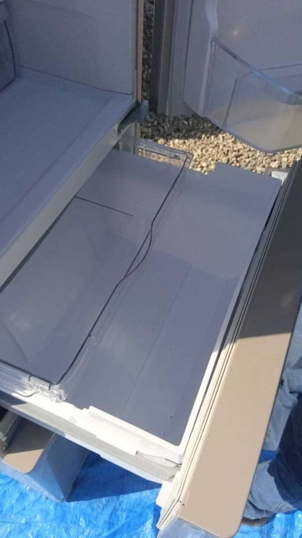 日立 3ドア 冷蔵庫 R-K38JV(T) 375L ライトブラウン