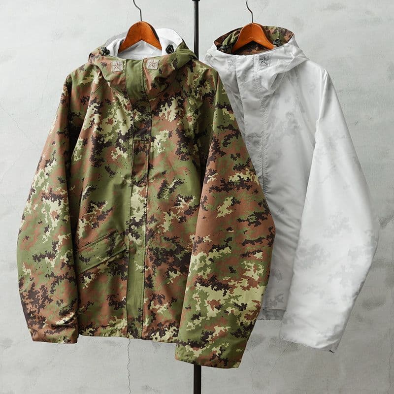 イタリア軍 WATERPROOF リバーシブル ジャケット ベジタトカモ L