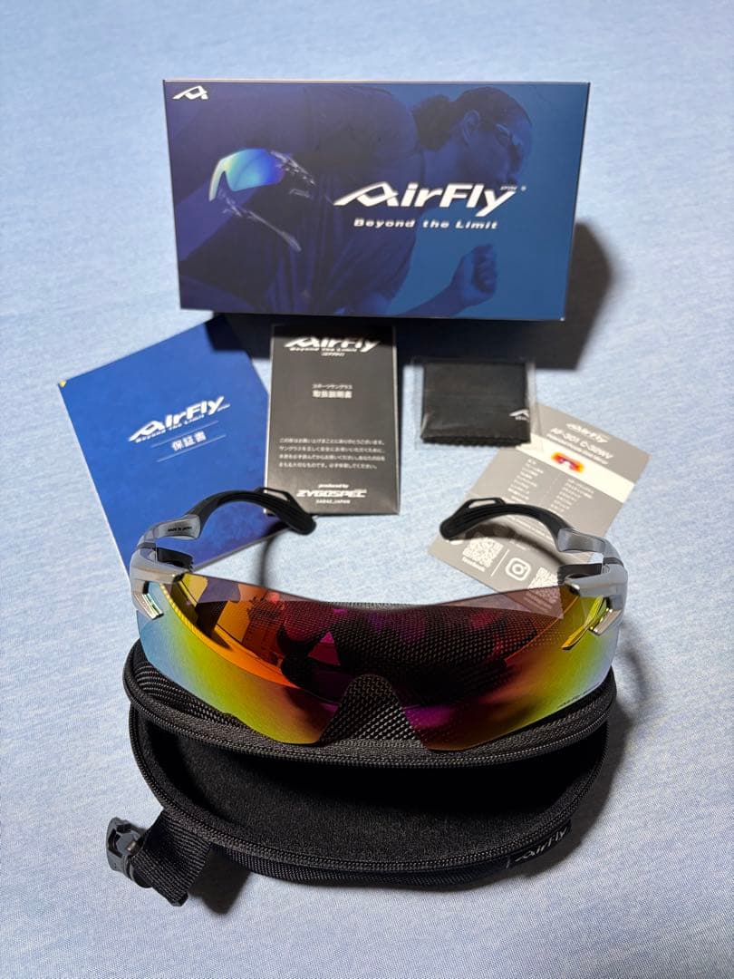 【未使用品】エアフライAirFly サングラス AF-301 C-32WV 偏光