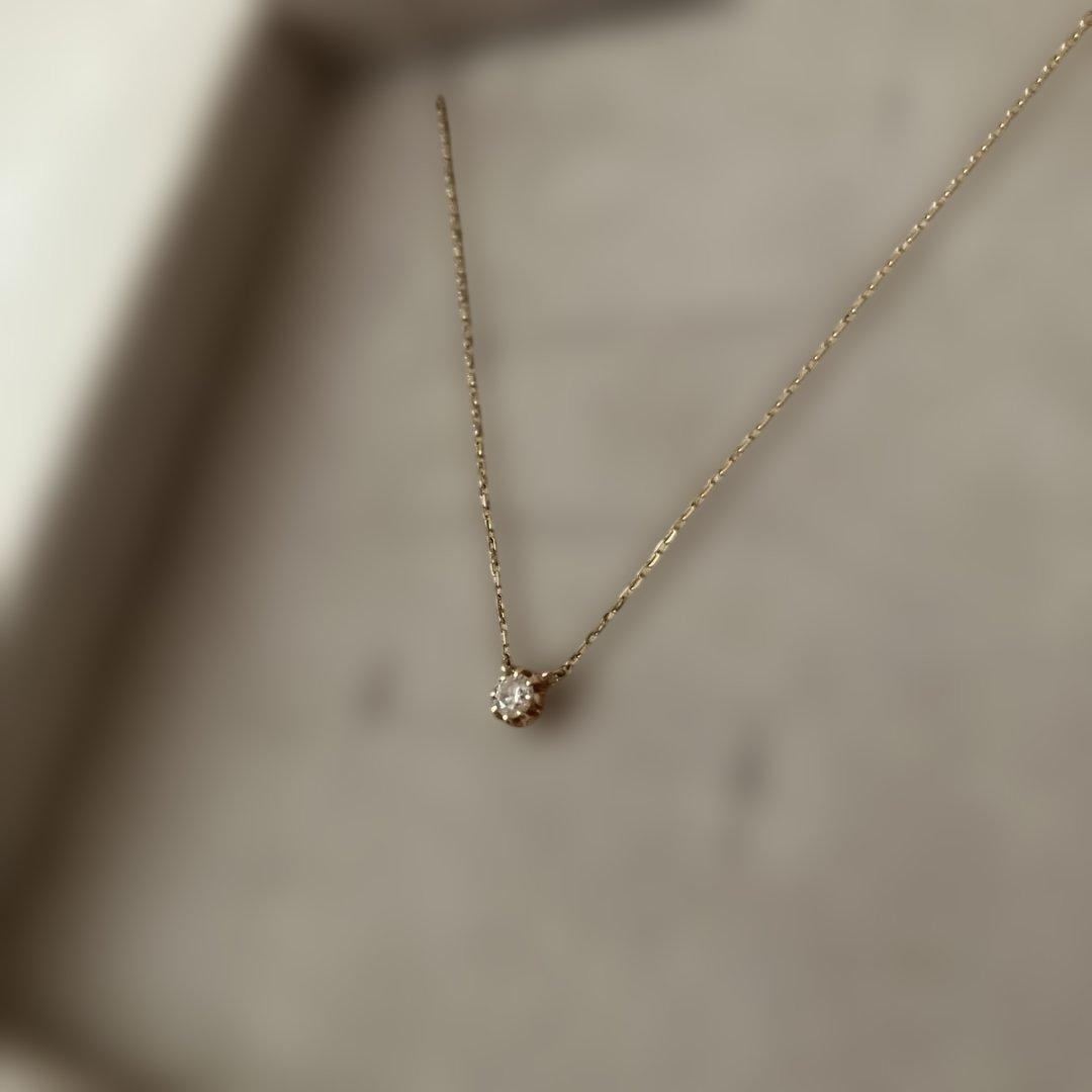 ete K10イエローゴールド ネックレス