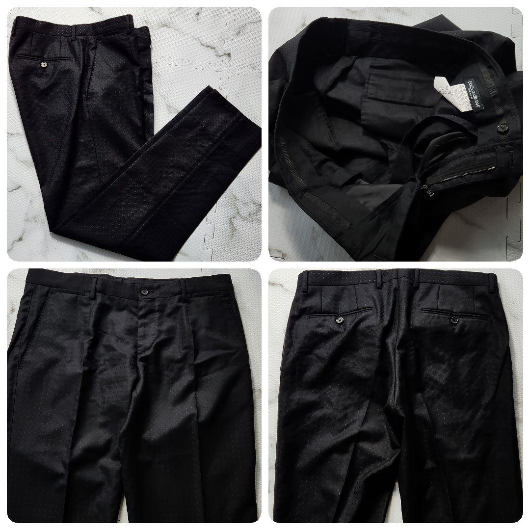 最高級✨ドルチェ&ガッバーナ スーツ カシミヤ シルク 現行タグ 総柄