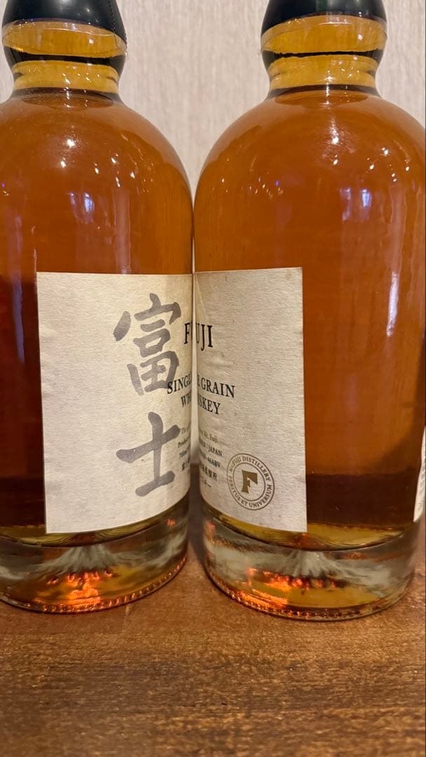 【新品未開封】KIRIN 富士 シングルグレーンウイスキー 700ml 2本