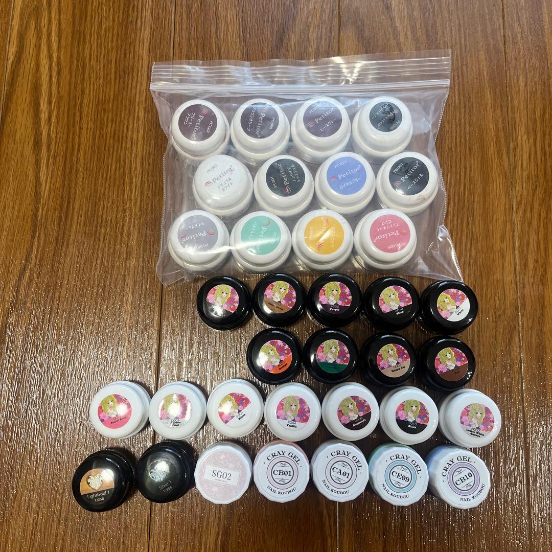 Petitior LED 48W ネイルランプとネイルアート用品セット