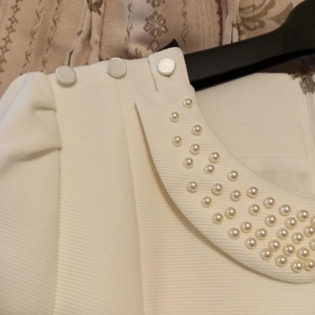 トゥービーシック　チュニック　ワンピース　パール　襟　46　新品未使用