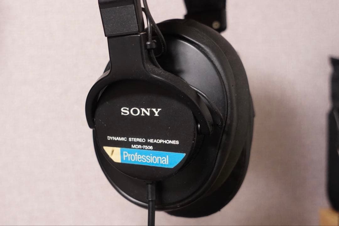 SONY MDR-7506 ダイナミックヘッドフォン　青帯
