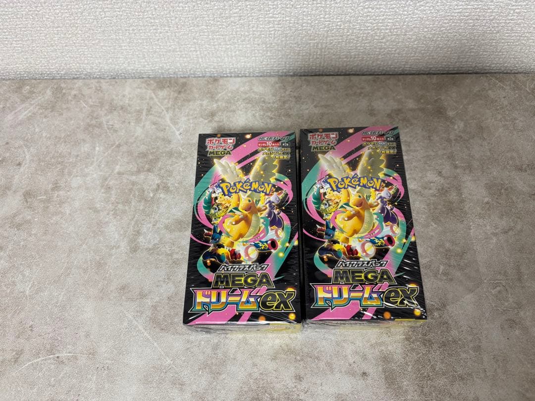 【新品未開封】MEGAドリームex シュリンク付き 2BOX