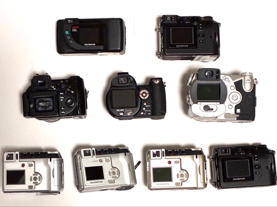 オリンパス／ミノルタ／Nikon　CAMEDIA含む　デジカメ 9台セット