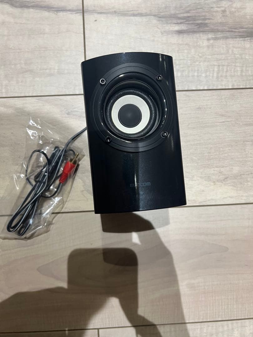 ELECOM 木のスピーカー 25W サブウーファー付