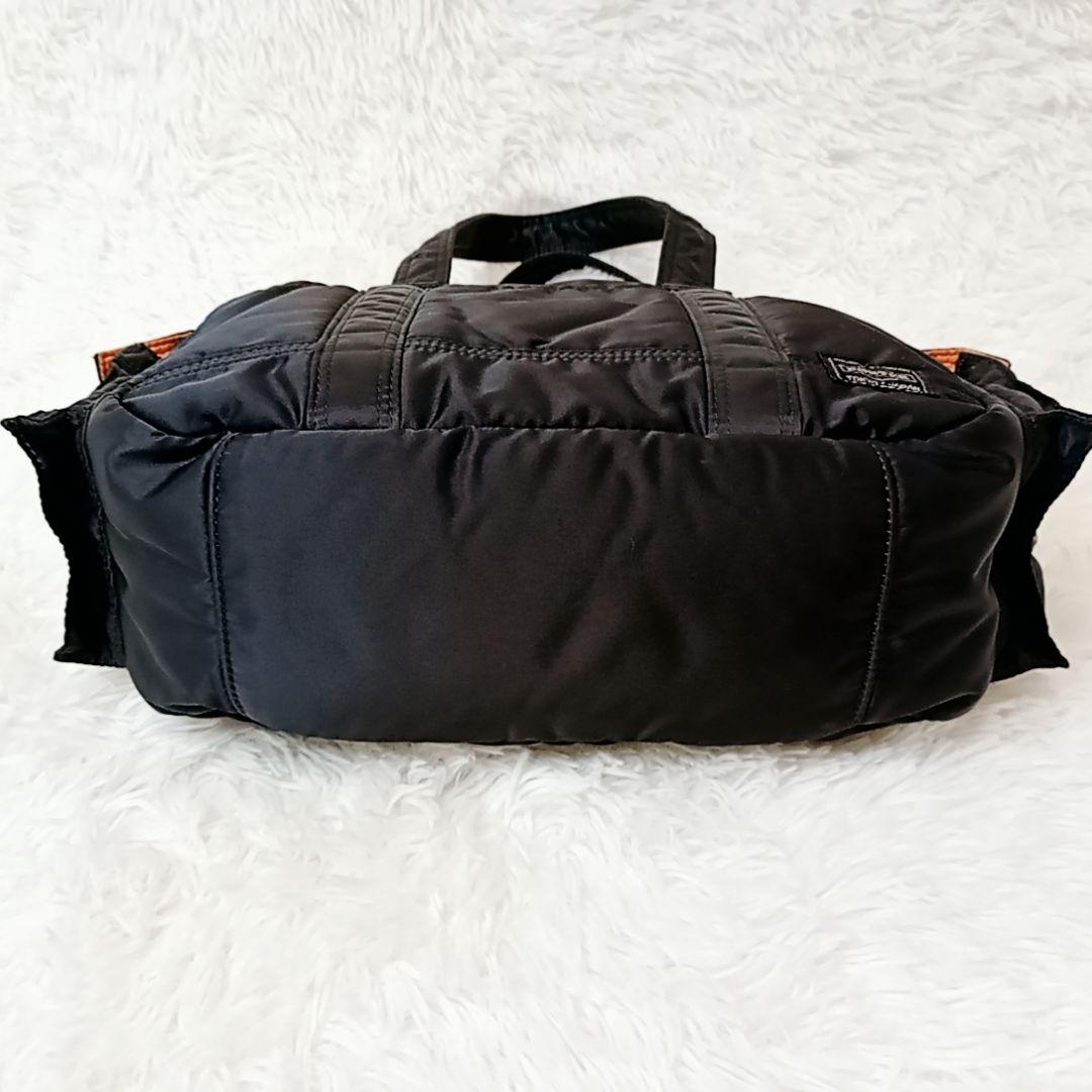 【きなこ様】PORTER タンカー ハンドバッグ ミニボストン ナイロン 黒