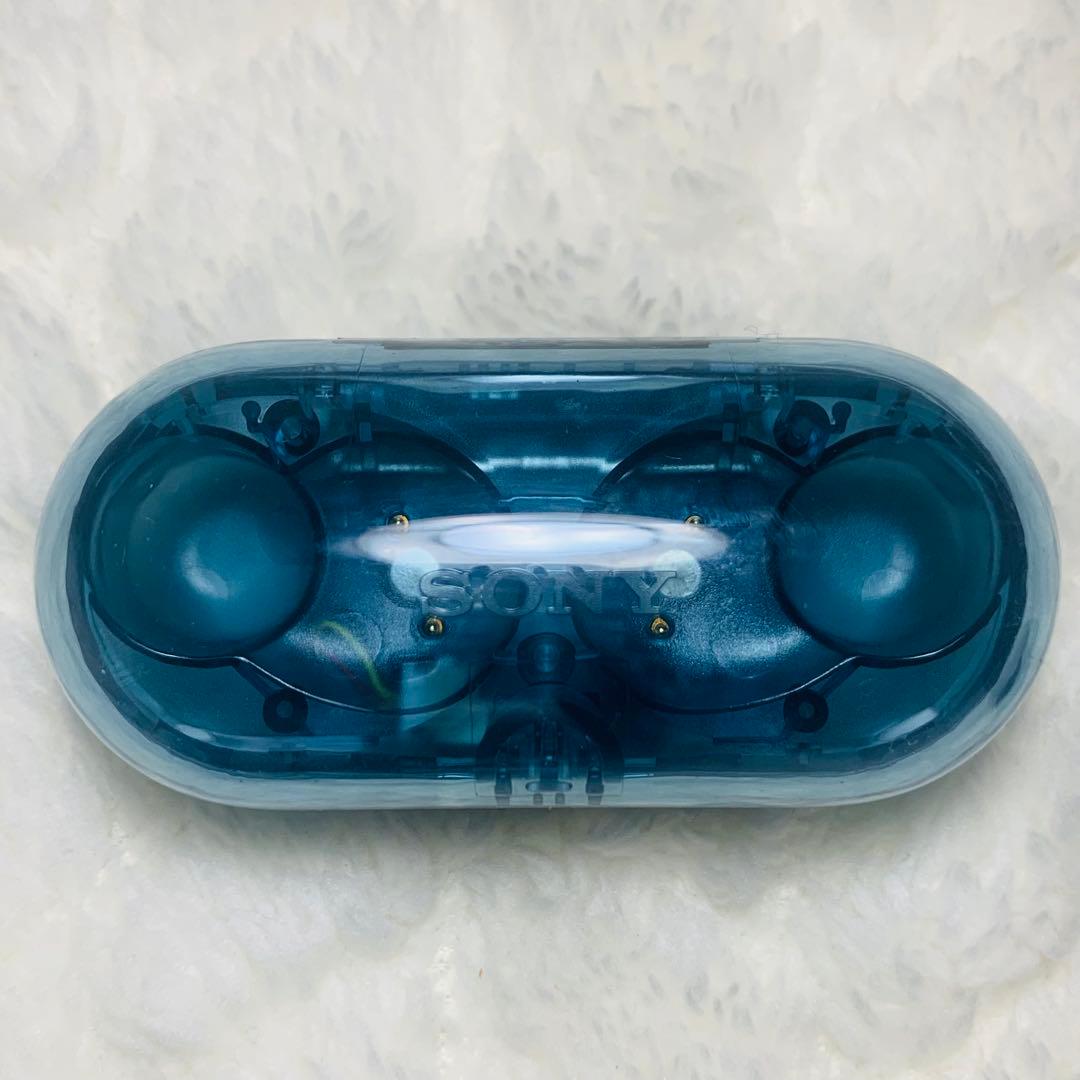 美品 SONY WF-C710N グラスブルー 充電ケース