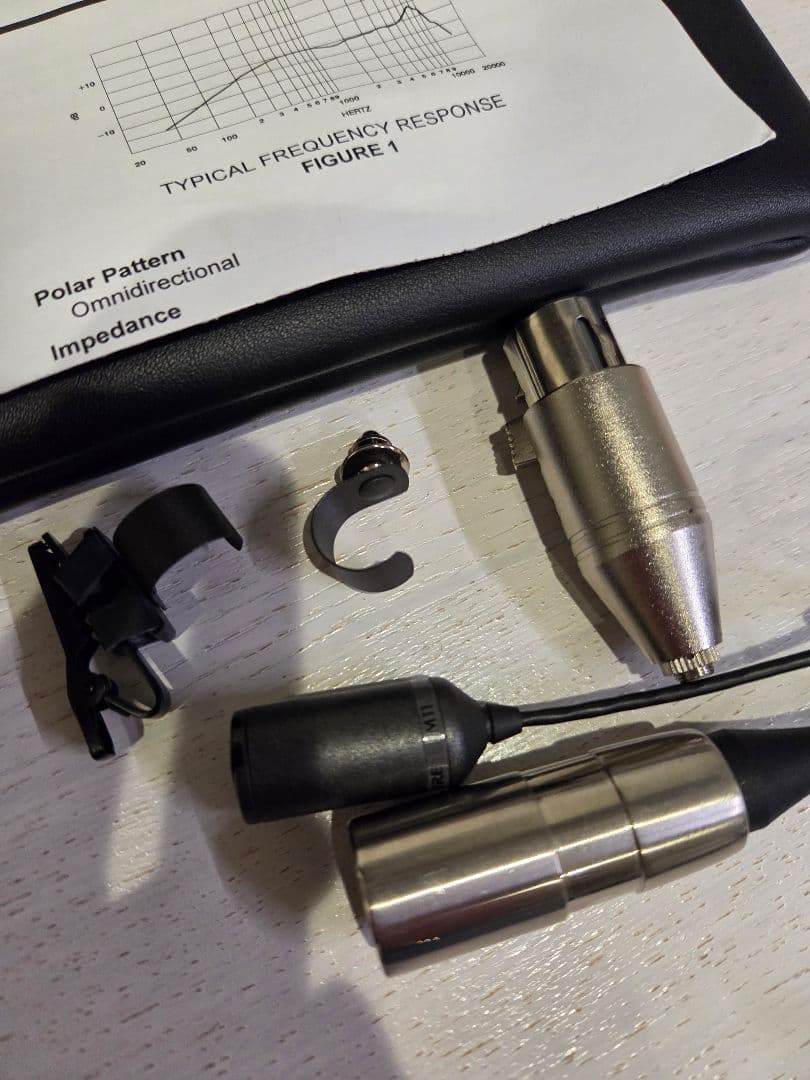 シュア ラベリア・マイクロホン SHURE SM11 高級ピンマイク美品！