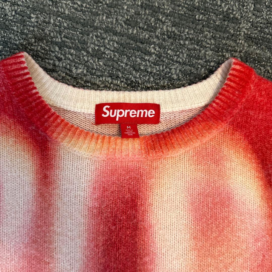23awBlurredLogoSweaterニット セーター　supreme