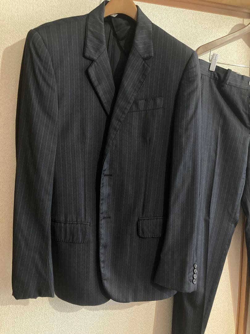 けこ【Alexander McQueen】 夏物ダークストライプ スーツ