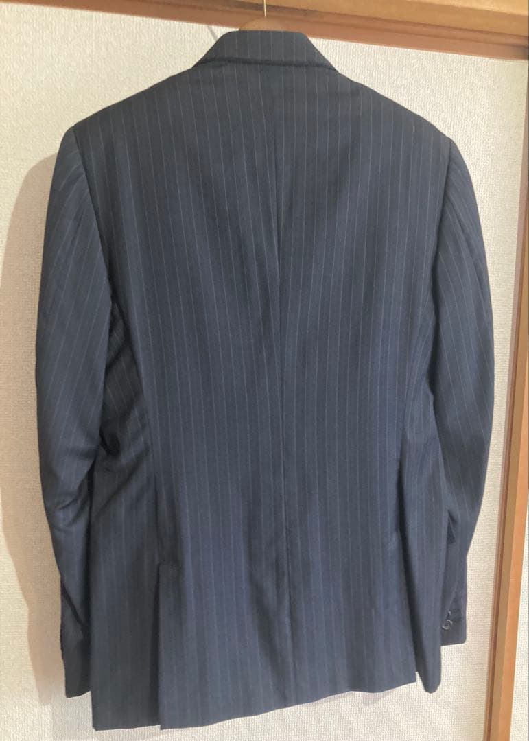 けこ【Alexander McQueen】 夏物ダークストライプ スーツ