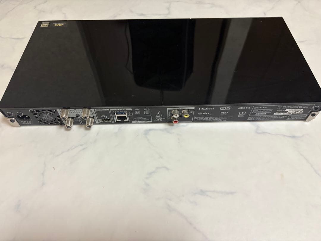 SONY ソニー ブルーレイDVDレコーダー 2018年製 BDZ-ZW550