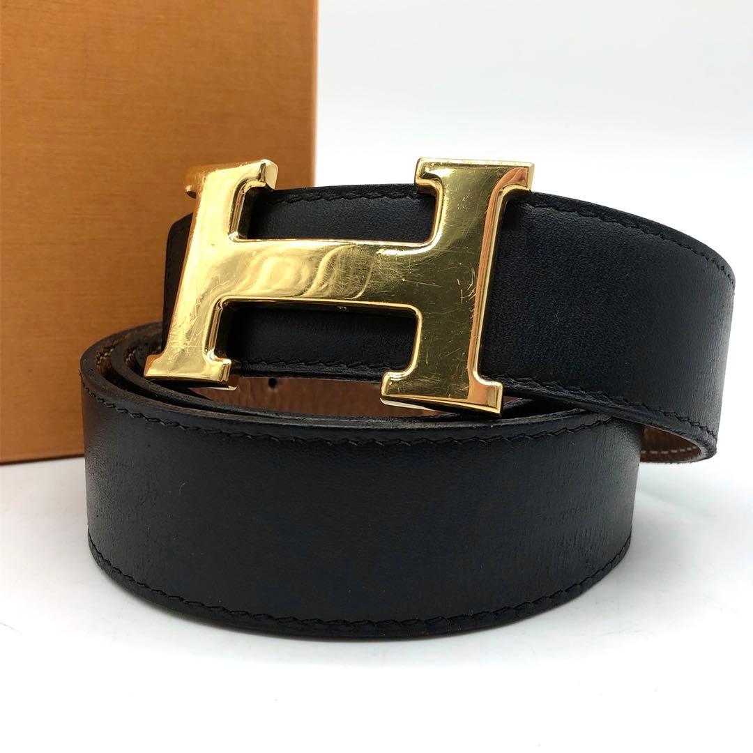 ✨人気✨エルメス ベルト コンスタンス リバーシブル H金具 ゴールド ⬜︎E刻印
