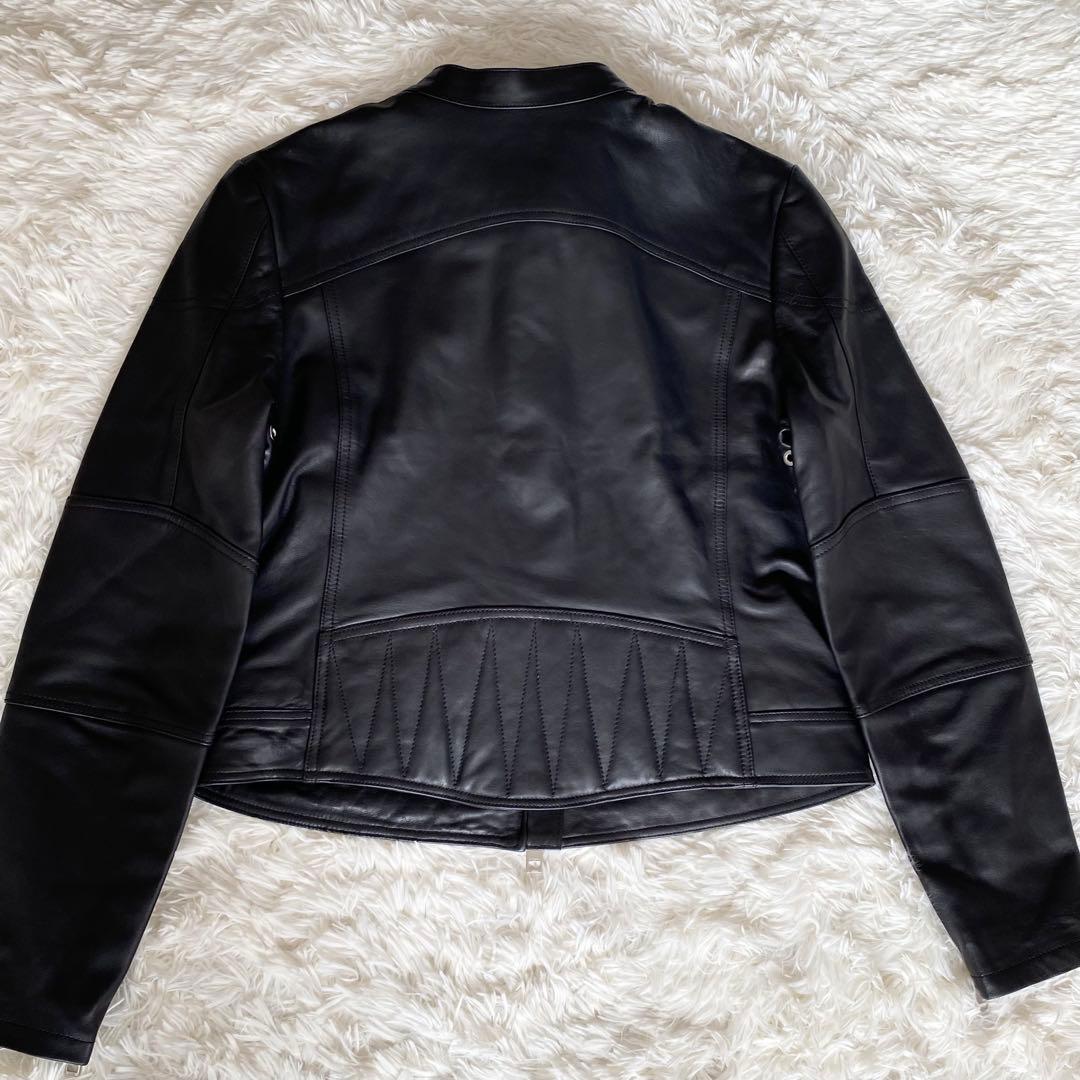 ディーゼル レディース レザー シングルライダースジャケット 美品 L