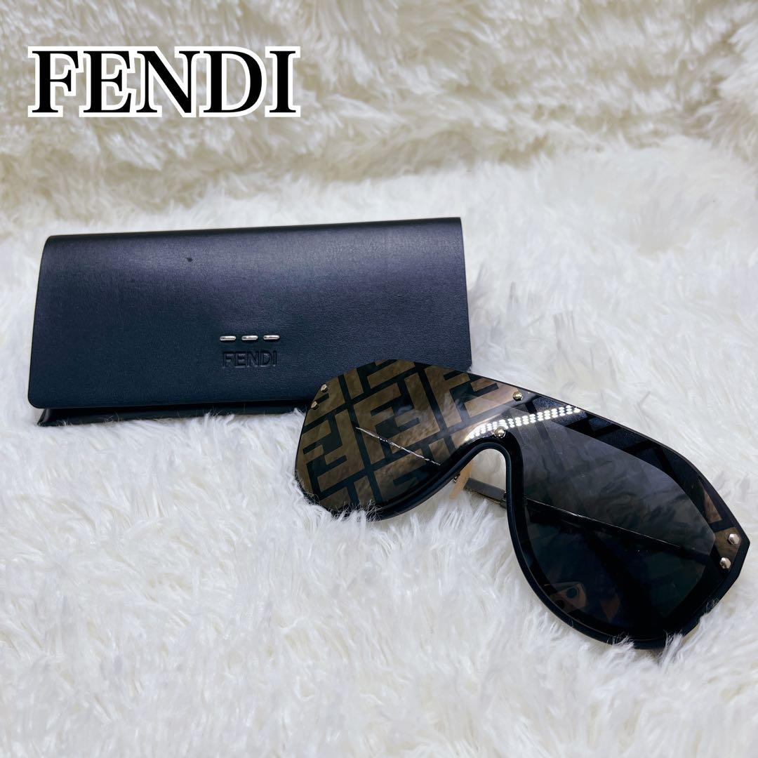 FENDI フェンディ サングラス ズッカ柄 ELLY箱付き