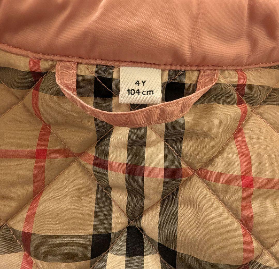 値下げ中！BURBERRY☆キルティングコート☆４Y（104cm）