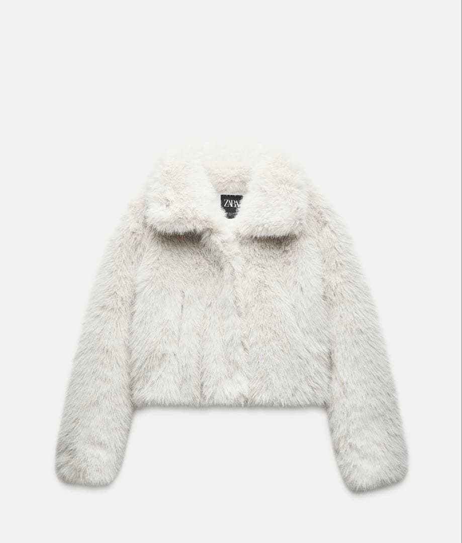 ショート丈フェイクファーコート XS