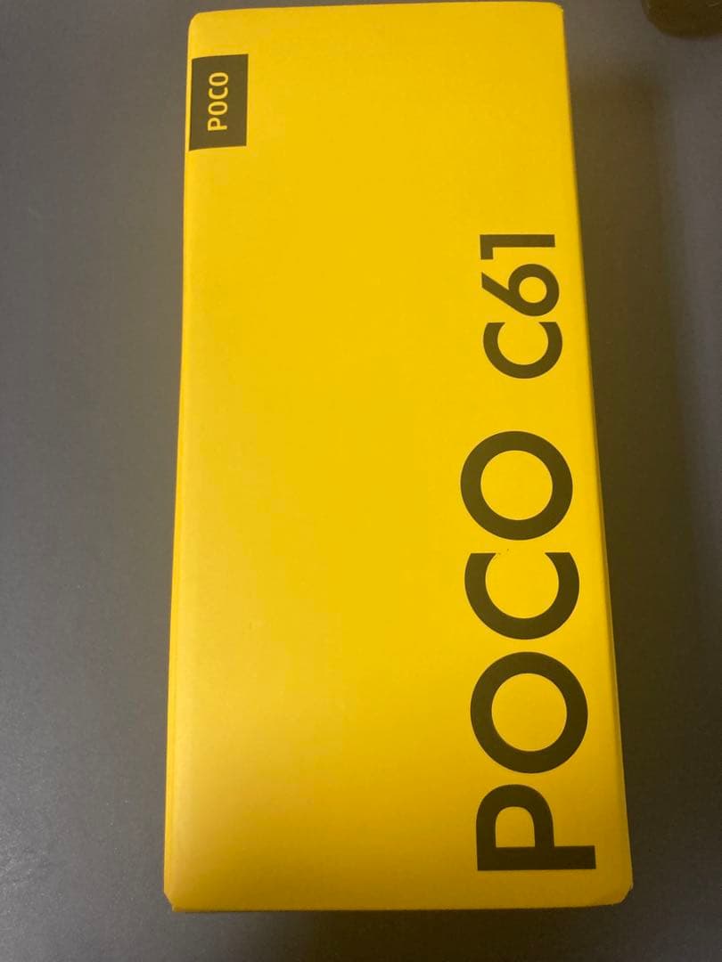 POCO C61 ブラック　128GB　本体　値下げ可　初期化済み 美品