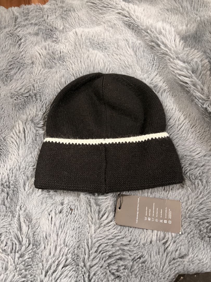 ノベルティー ブラック ニット帽