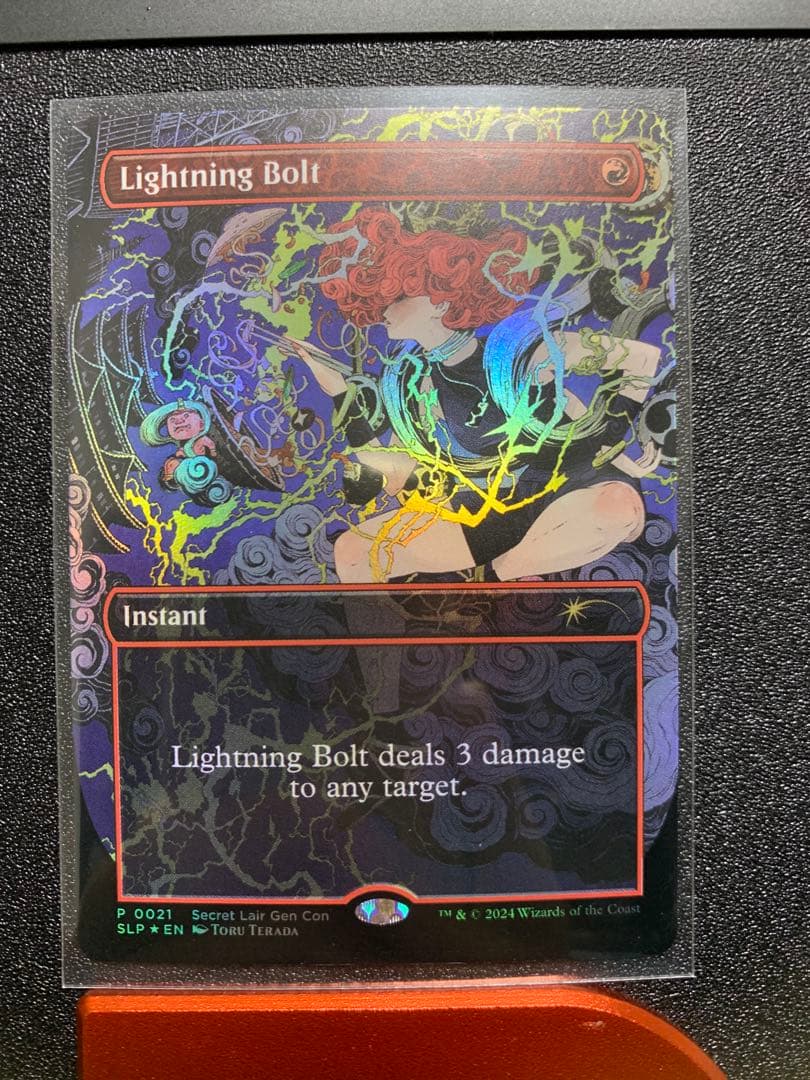 MTG 稲妻/Lightning Bolt Foil Secret Lair