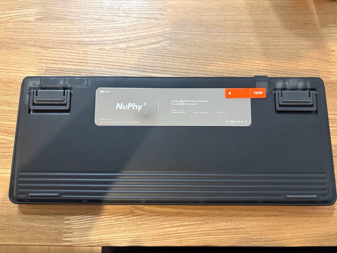 NuPhy Air75 V3 - Blush Nano 英語配列　赤軸付属