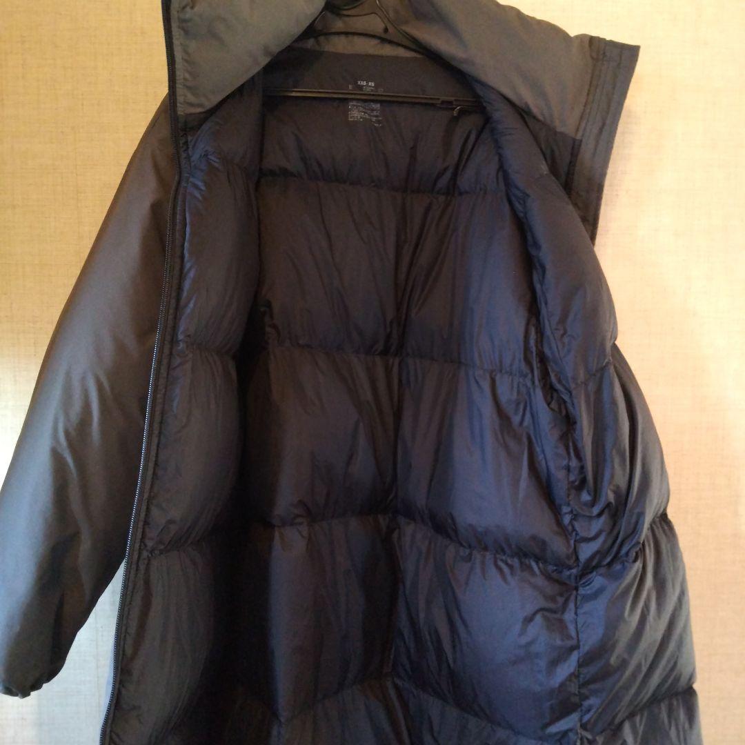 無地ラボ ハイネック ダウンジャケット XXS-XSMUJILABO