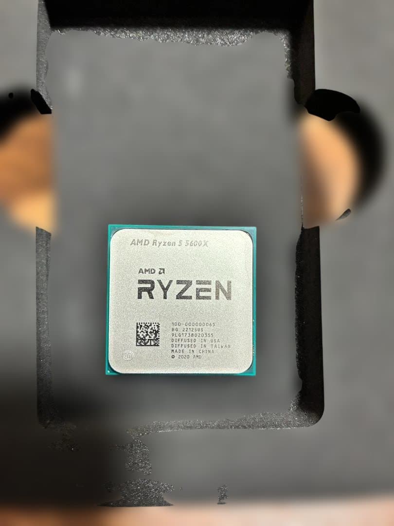 AMD Ryzen 5 5600X CPU【動作確認済み美品】