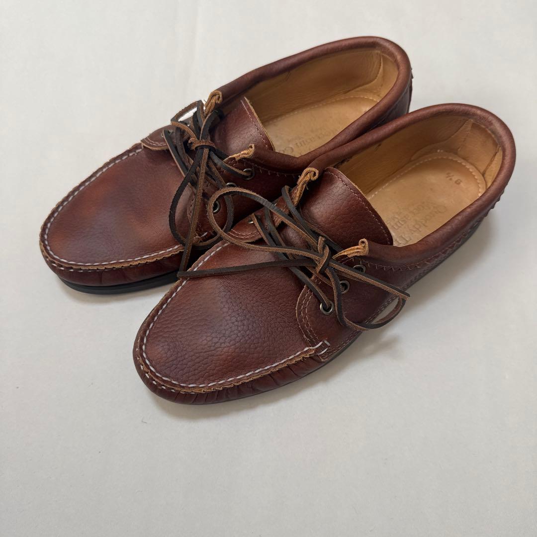Quoddy モカシン　デッキシューズ　ブラウン27.5cm