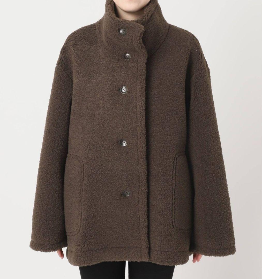 JOURNAL STANDARD 　エコファーショートブルゾン ブラウン