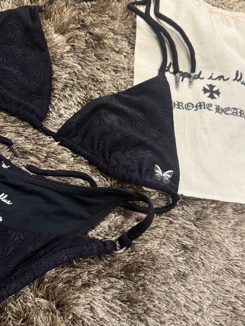 CRIME HEARTS ブラックビキニ 収納袋付き