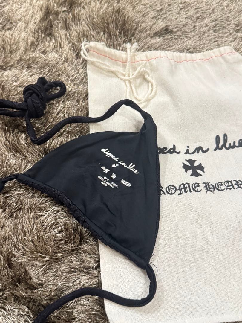 CRIME HEARTS ブラックビキニ 収納袋付き