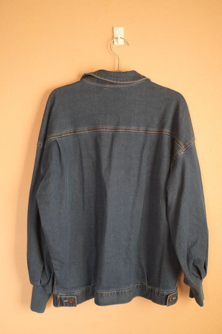 新品未使用　ビアズリー　袖パフGジャン　デニムジャケット　サイズ２（Ｌ）